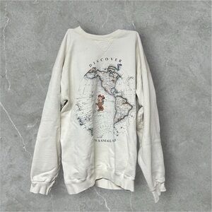 ▫️DISNEY: Vintage Women’s S/M “It’s a Small World” pullover sweatshirt preowned